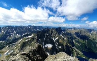 Karpaty: Rysy panorama