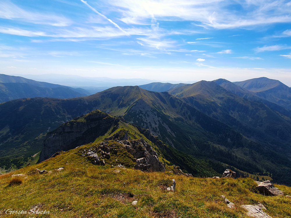 Czerwone Wierchy: Panorama z Ciemniaka