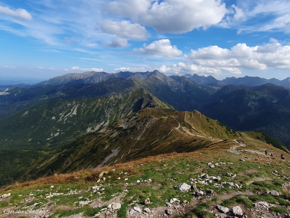Czerwone Wierchy: Panorama z Kopy Kondrackiej