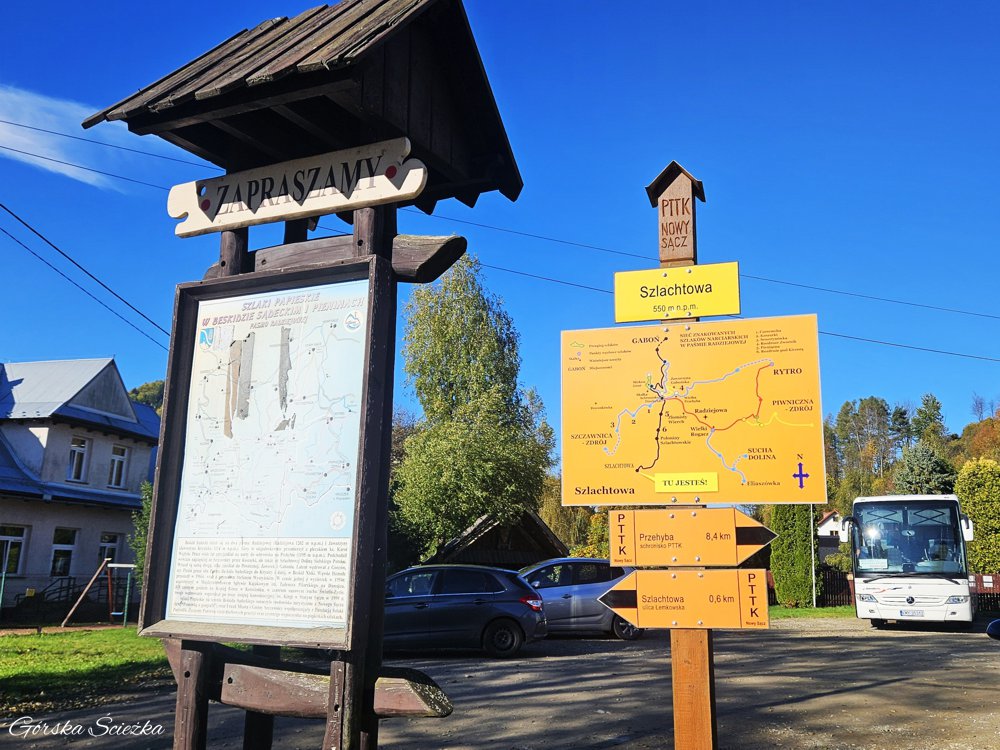 Wysoki Wierch: Miejsce początku trasy ze Szlachtowej