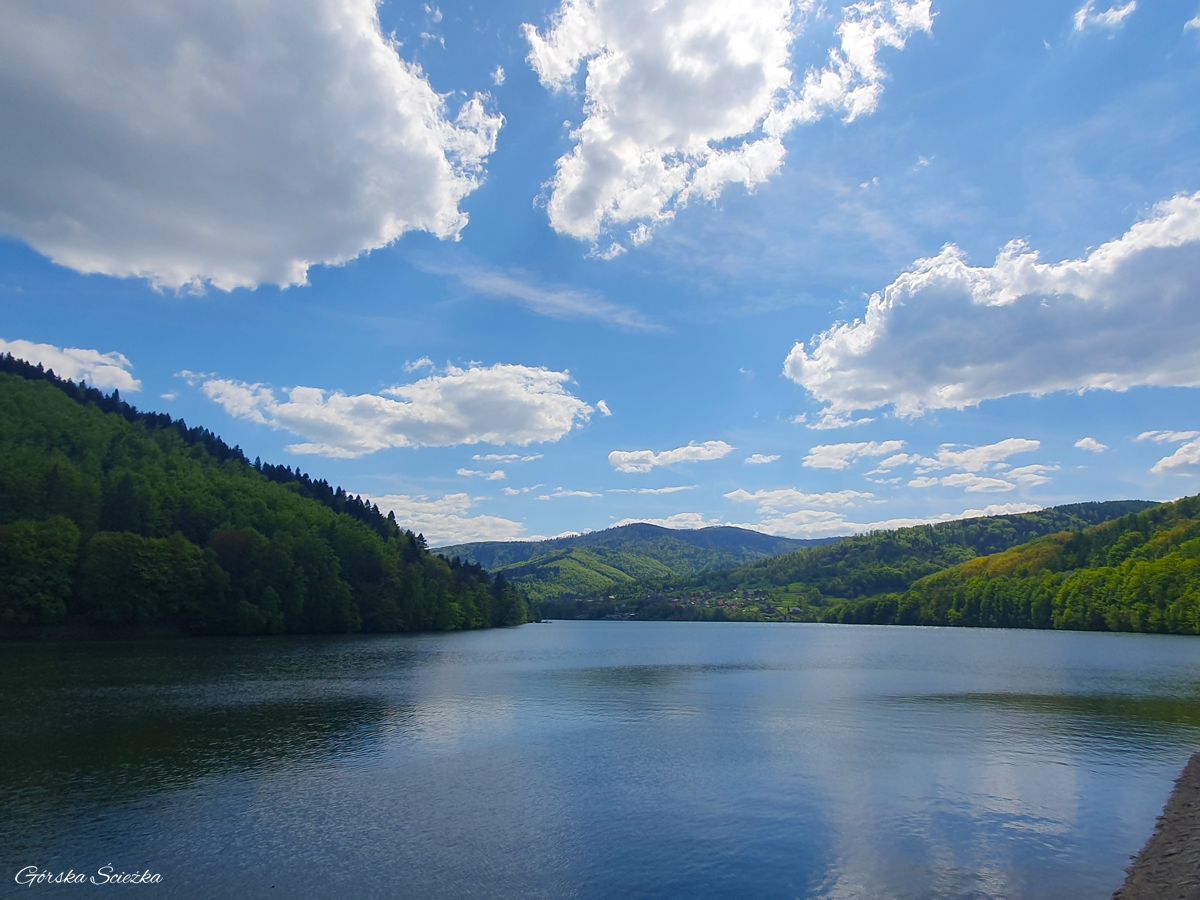 Zapora Porąbka: Widok z Zapory Porąbka