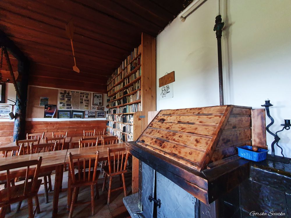 Chatka Górzystów: Wnętrze Chatki Górzystów