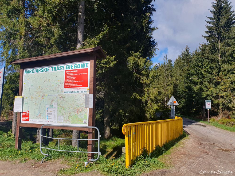 Stacja Turystyczna Orle: Początek szlaku do Schroniska Orle