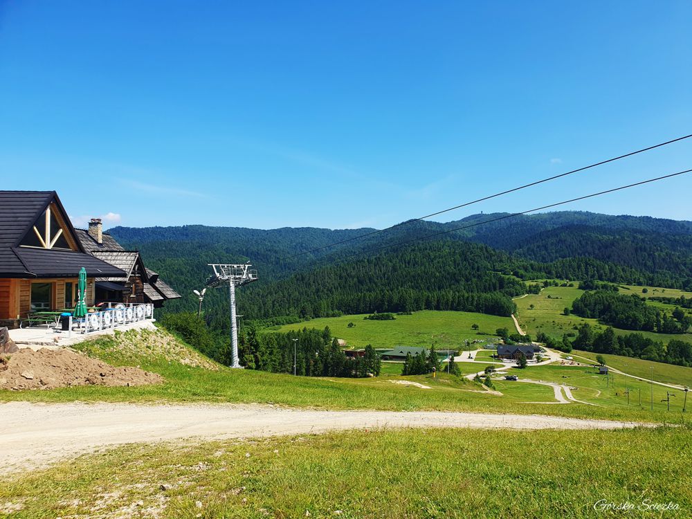 Góra Wdżar: Widok na Lubań