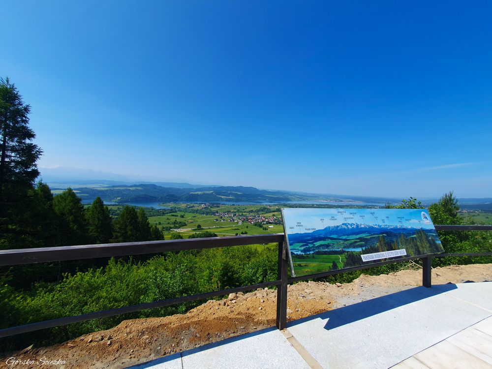 Góra Wdżar: Punkt widokowy przy Górnej Stacji kolejki