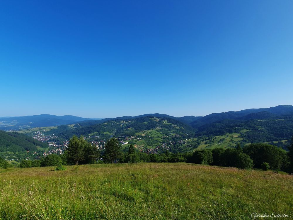 Jarmuta: Panorama z Polany Andrzejówka