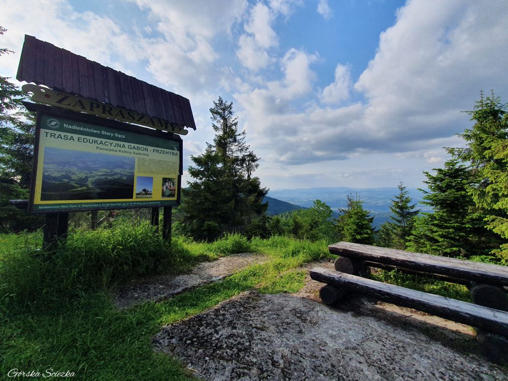 Przehyba: Panorama z Małej Przehyby