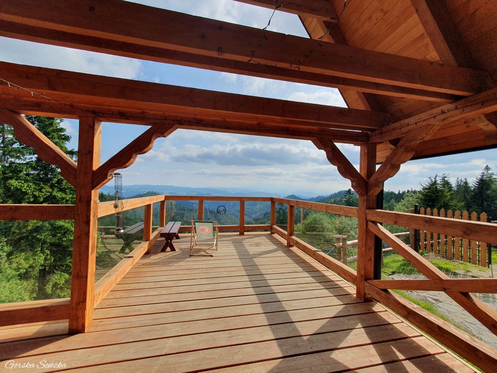 Przehyba: Taras widokowy na Przehybie
