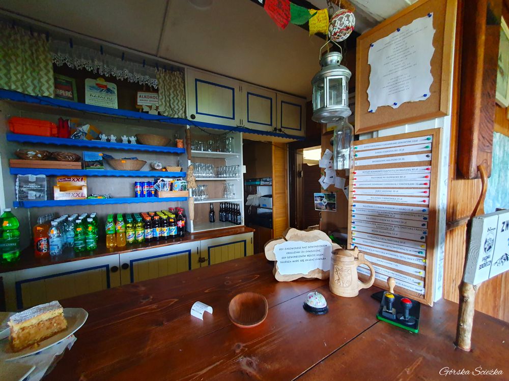 Bacówka PTTK pod Bereśnikiem: Menu w Bacówce