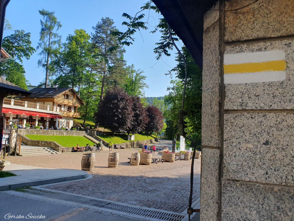 Bacówka PTTK pod Bereśnikiem: Szlak żółty w Szczawnicy