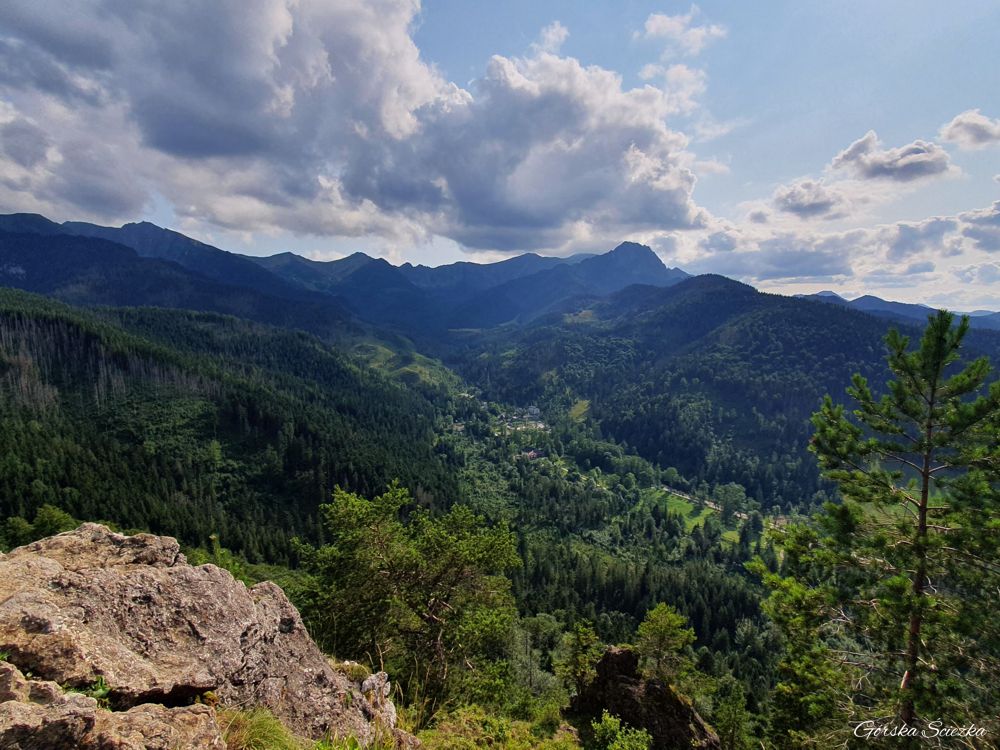 Nosal: Widok ze szczytu Nosala