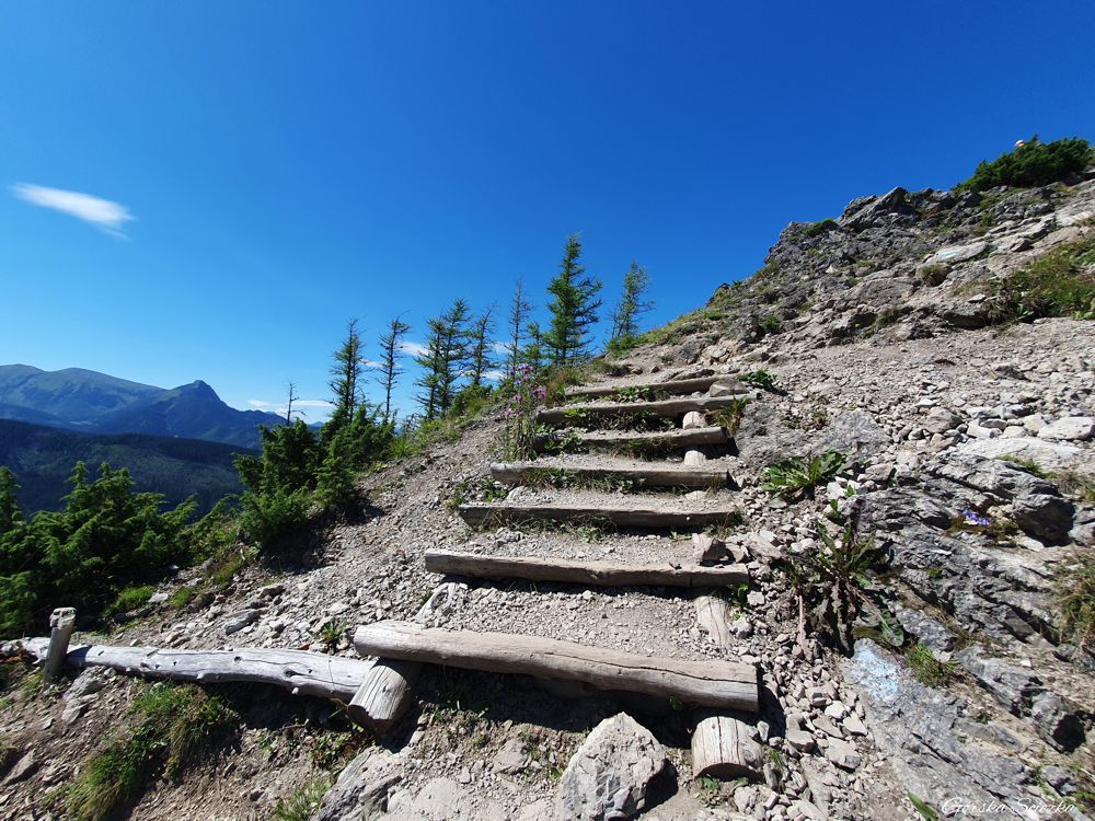 Wielki Kopieniec: Końcowy fragment podejścia