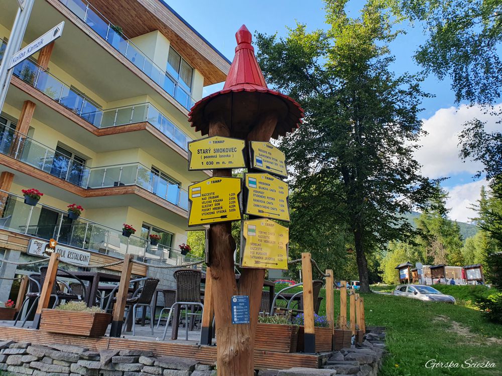 Hrebienok: Początek szlaku w Starym Smokowcu