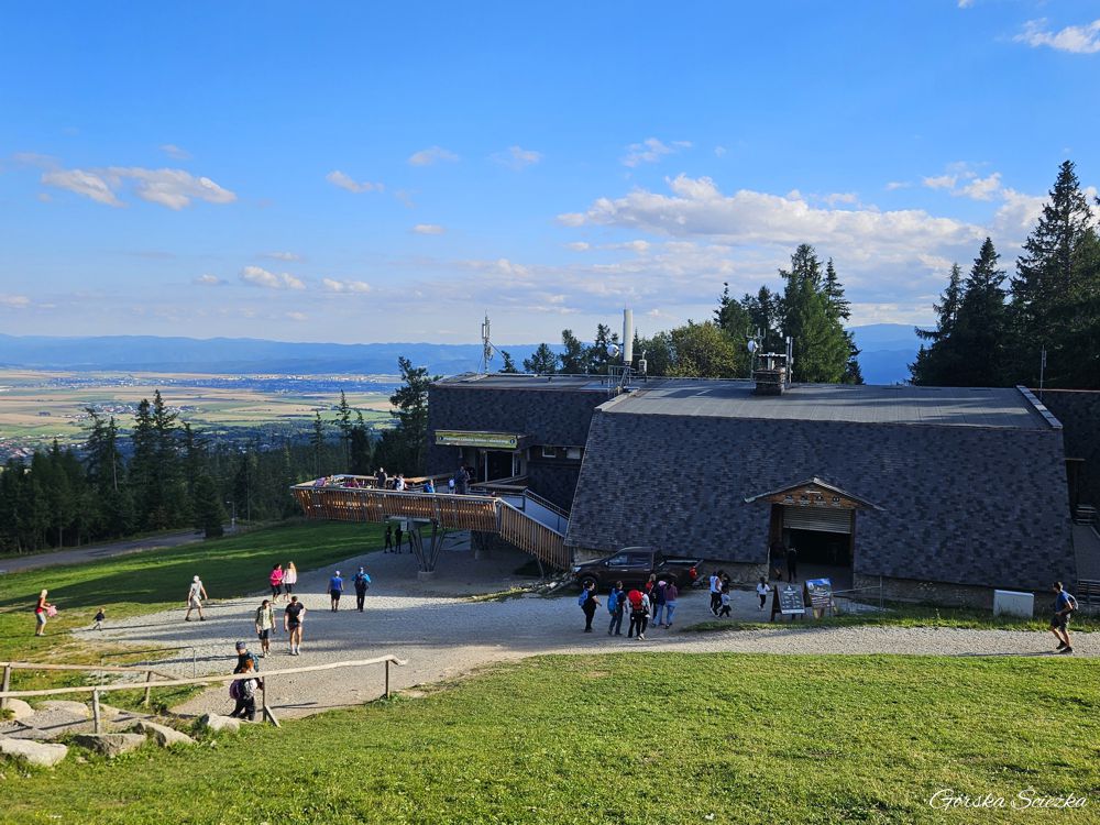 Hrebienok: Górna stacja kolejki linowej na Hrebienok