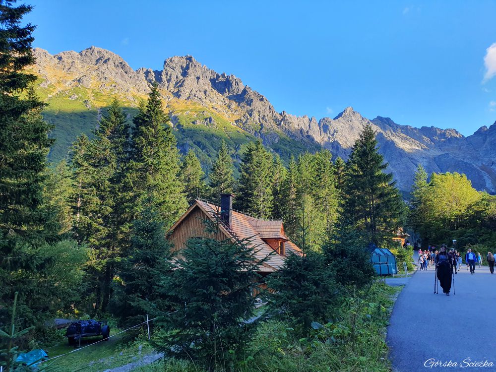 Droga asfaltowa z Morskiego Oka