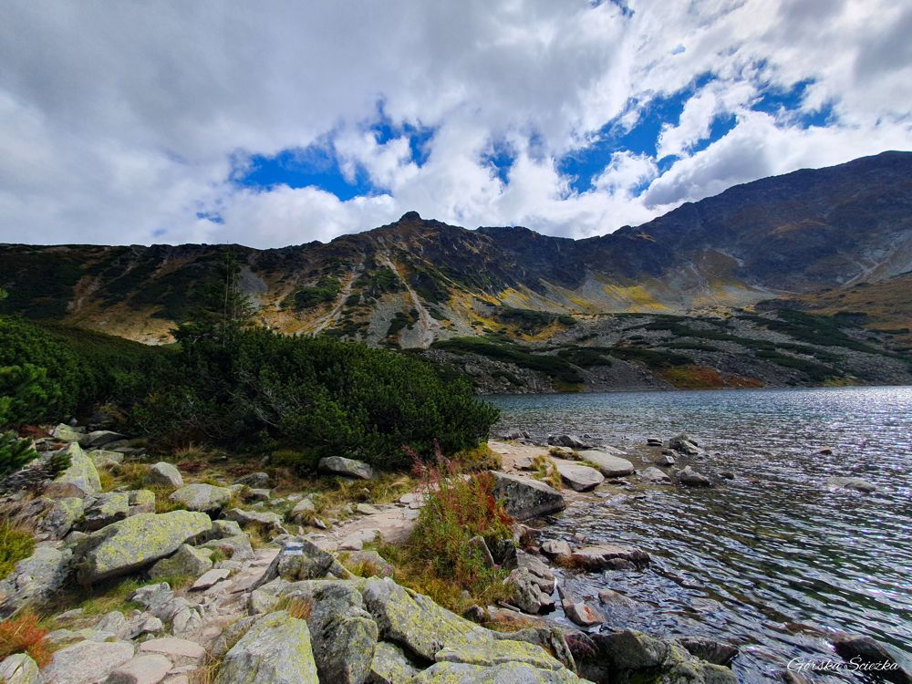 Świstówka Roztocka - z Doliny Pięciu Stawów do Morskiego Oka: Trasa wzdłuż brzegu Przedniego Stawu Polskiego