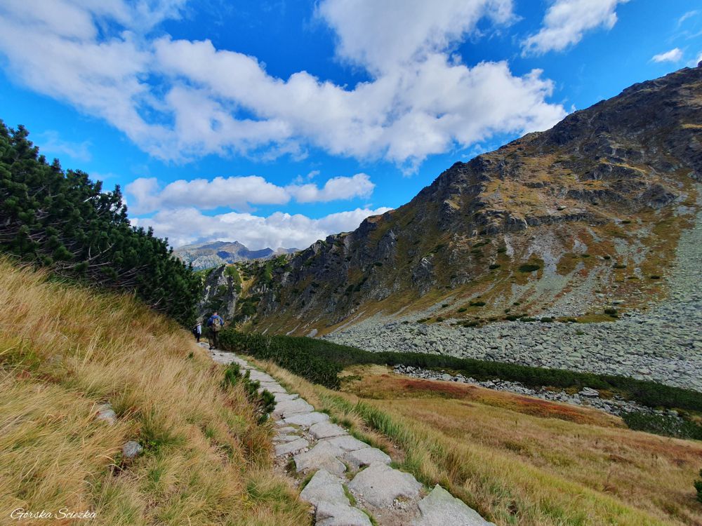 Świstówka Roztocka - z Doliny Pięciu Stawów do Morskiego Oka: Zejście szlakiem niebieskim