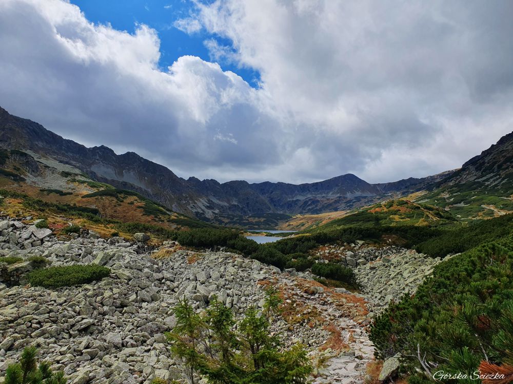 Świstówka Roztocka - z Doliny Pięciu Stawów do Morskiego Oka: Szlak niebieski powyżej Przedniego Stawu Polskiego