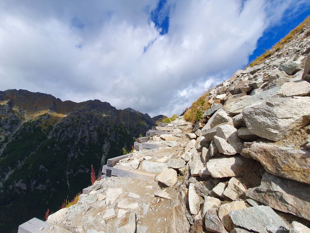 Świstówka Roztocka - z Doliny Pięciu Stawów do Morskiego Oka: W drodze na Świstową Czubę