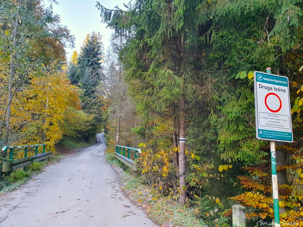 Hala Boracza: Początek szlaku czarnego