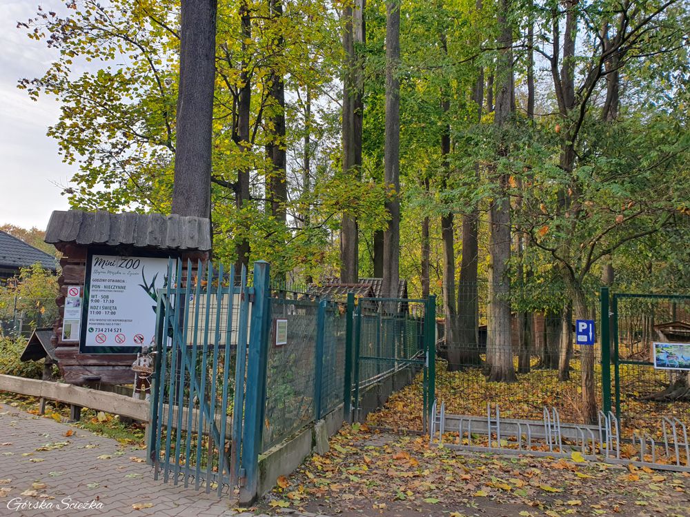 Park Zamkowy w Żywcu: Przy wejściu do Mini Zoo