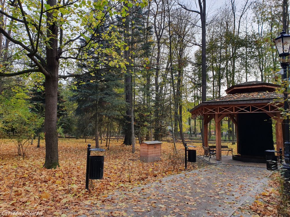 Tężnia solankowa w parku