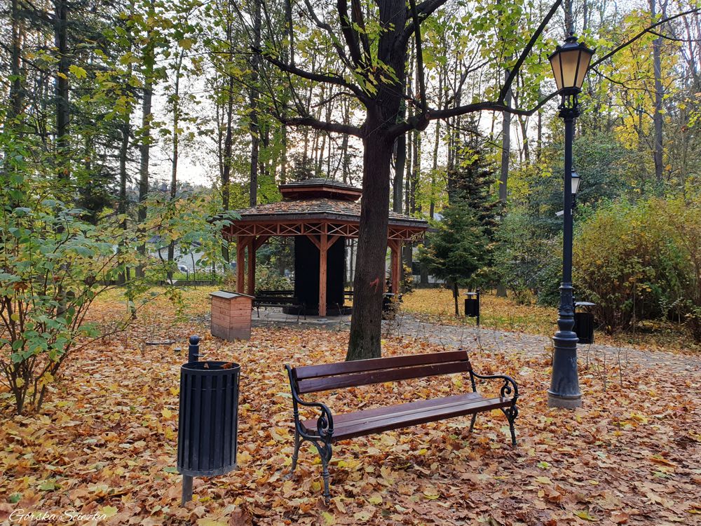 Tężnia solankowa w parku