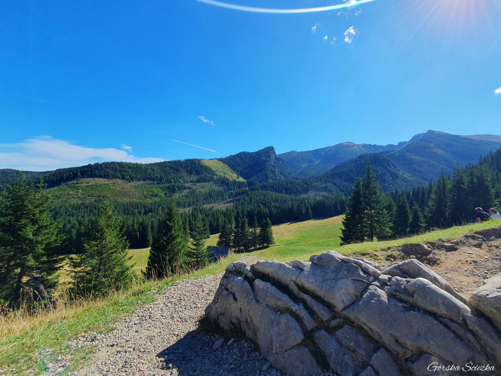 Polana Kalatówki: Widok na Dolną część Polany Kalatówki