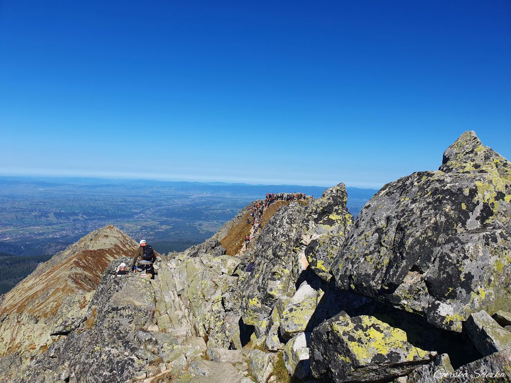 Zadni Granat: widok na Skrajny Granat z Zadniego Granatu