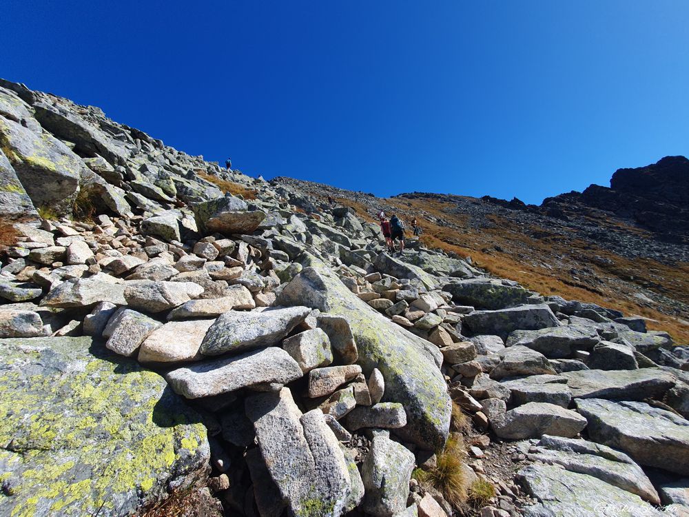 Zadni Granat: Podejście szlakiem zielonym