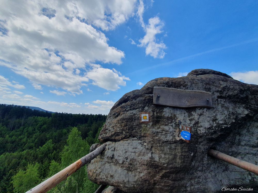 Broumowskie Ściany (Broumovske Steny): Junacki Punkt widokowy