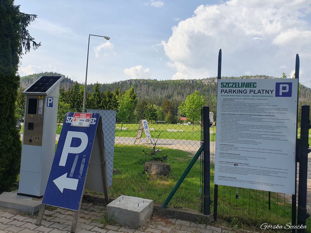 Szczeliniec Wielki : Parking płatny